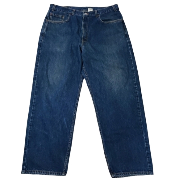 VNTG.LEVI’S 569~Mens 38×30~Blue Denim Loose Straight Fit Jeans Cotton. - Picture 1 of 11